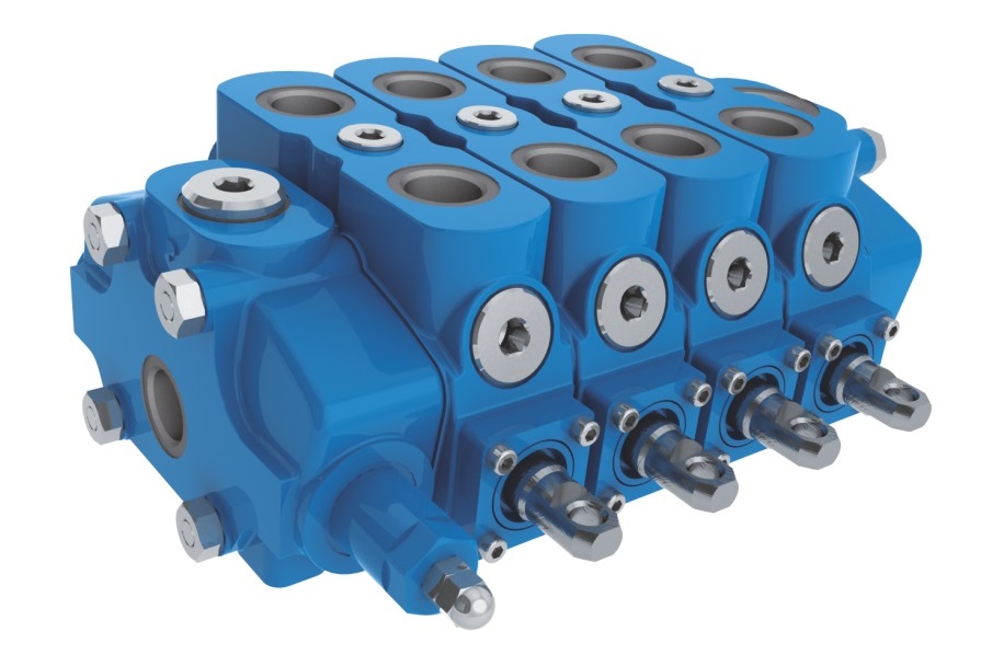 Гидрораспределитель четырехсекционный PC-150 PSM-HYDRAULICS 4РС150.001.000